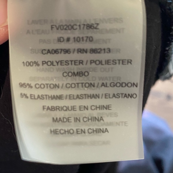 Tristan XS short sleeves abstract black printed top - Picture 3 of 4